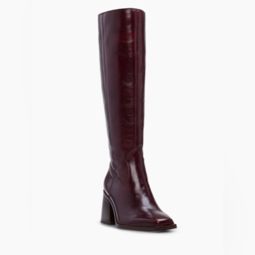 Vince Camuto Sangeti Wide Calf Boot in Dark Mahogany